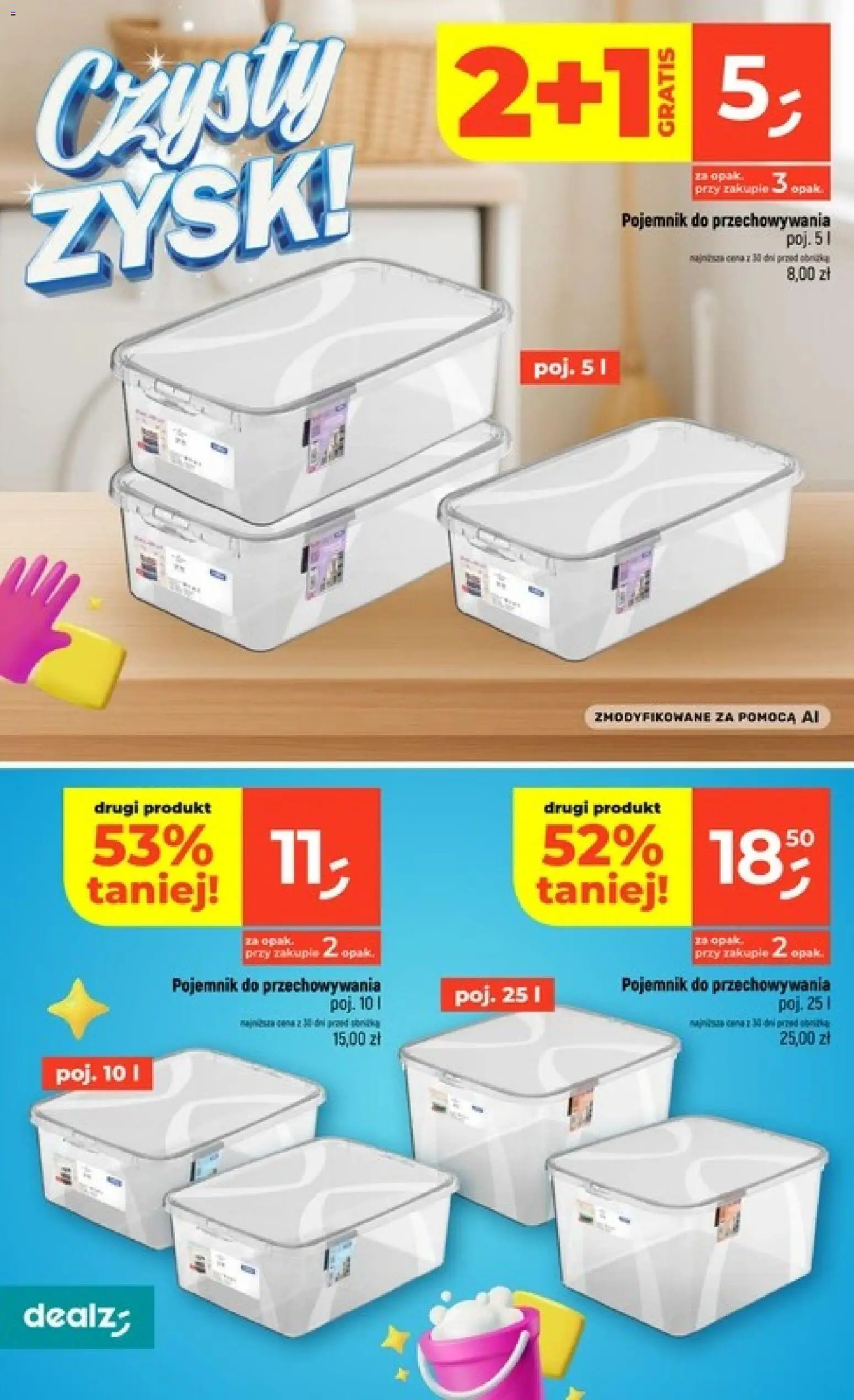 Dealz gazetka - Czysty zysk od 03.09.2026 | Strona: 14 | Produkty: Pojemnik do przechowywania