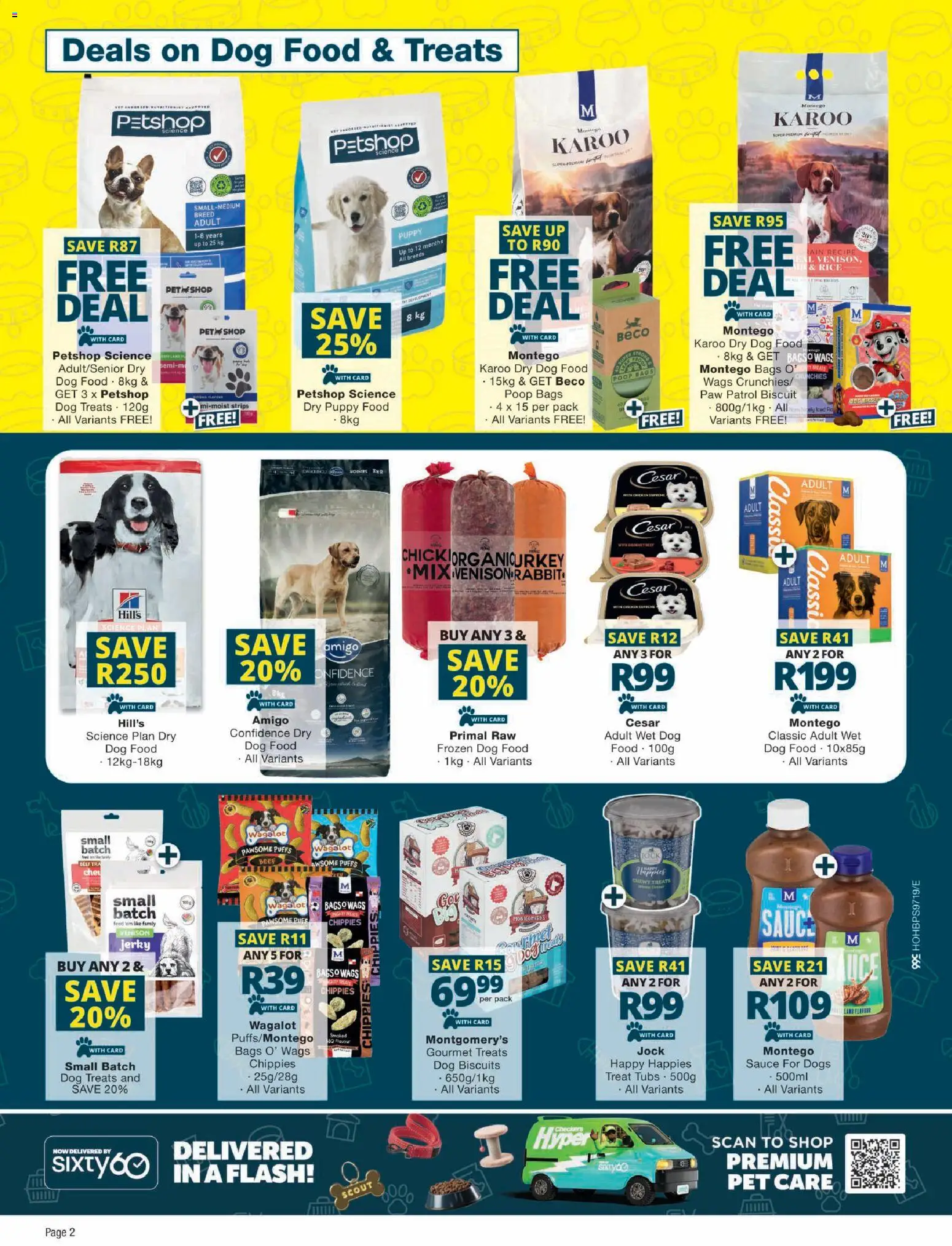 New Checkers catalogue – valid from 18.05.2026 | Page: 2 | Products: Biscuits, Rice, Beef, Dog biscuits