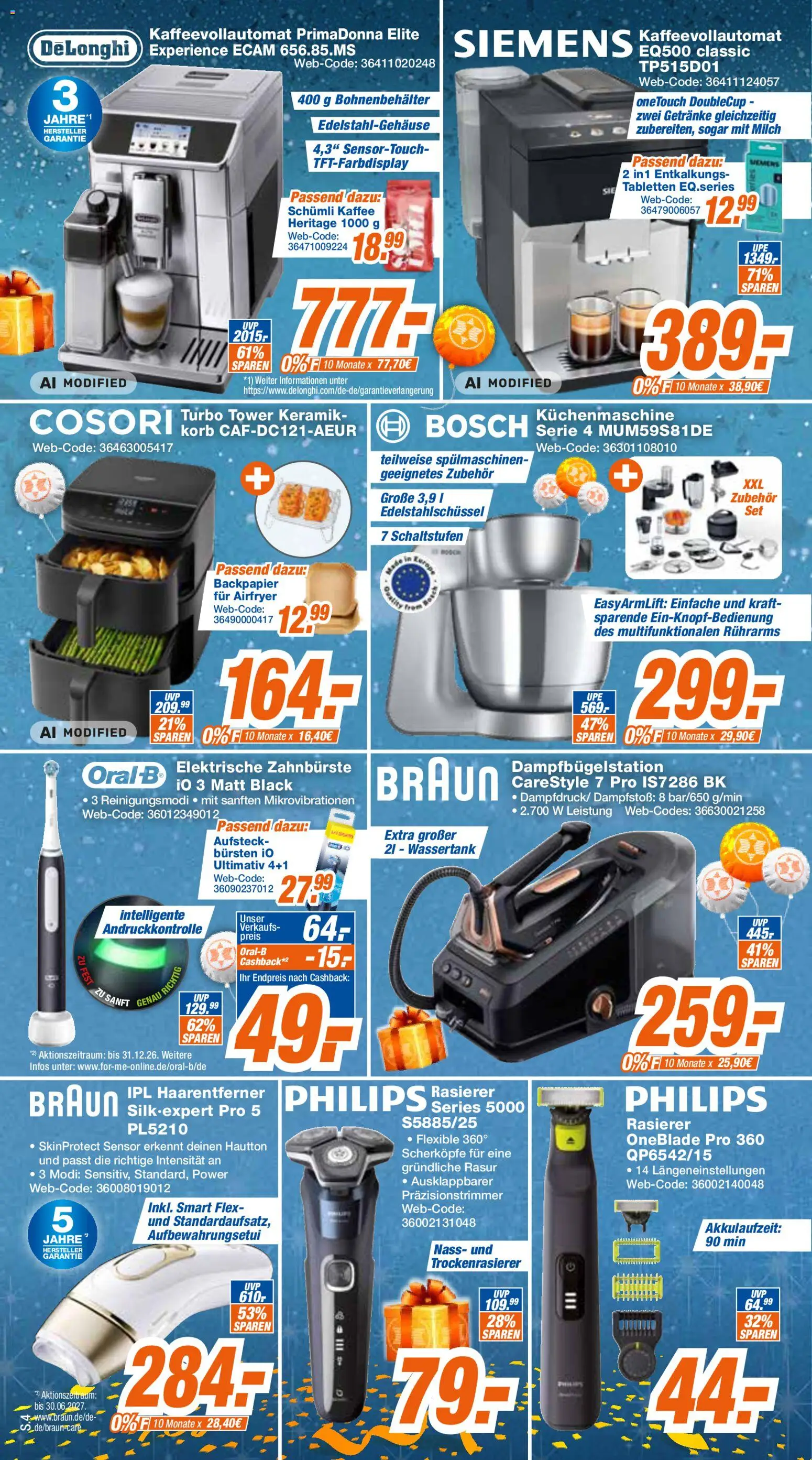 Expert Prospekt Giessen – gültig ab 12.10.2026 | Seite: 4 | Produkte: Bosch, Philips, Milch, Kaffee