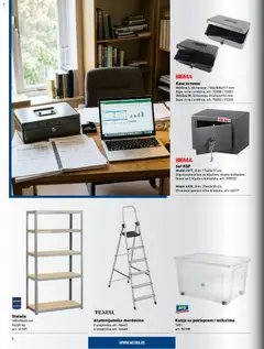 Metro katalog Sve za kancelariju - pregled Metro kataloga - važi od 01.10.2026 | Strana: 4 | Proizvode: Kaša, Aluminijumske merdevine, Merdevine, Kutija