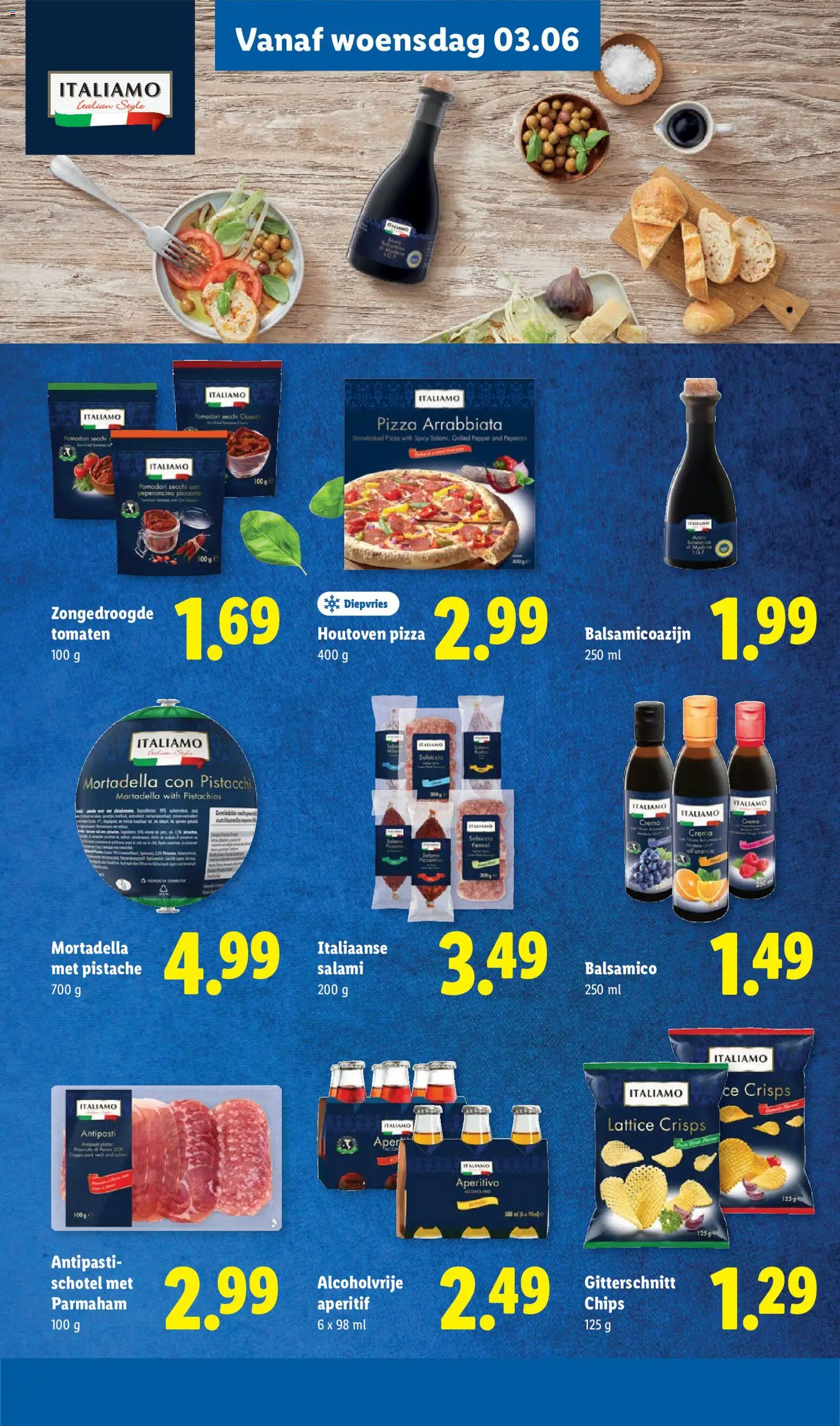 {H1} | Pagina: 30 | Producten: Salami, Pizza, Chips, Tortazsele