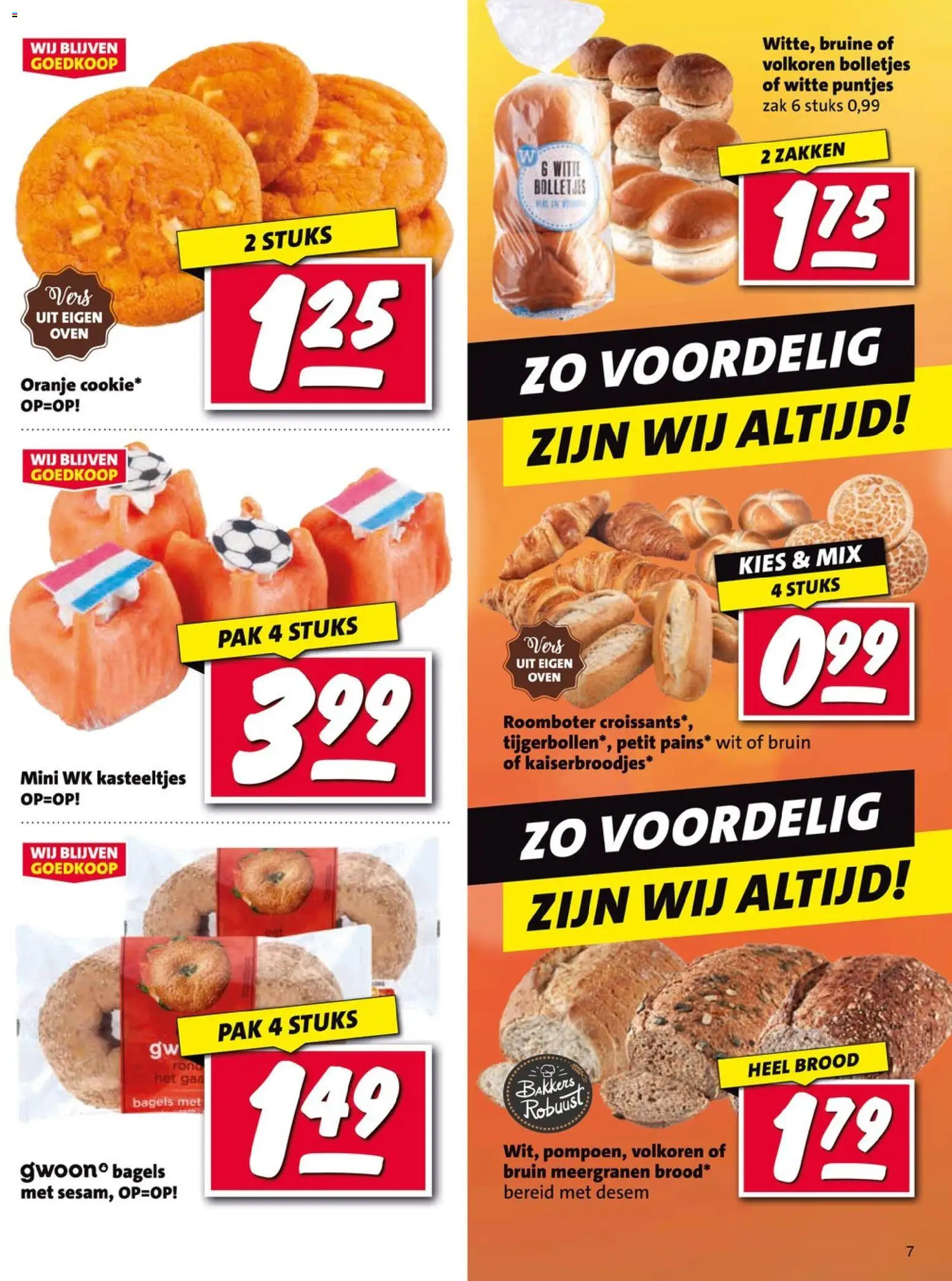 {H1} | Pagina: 7 | Producten: Roomboter, Zak, Oven, Bolletjes