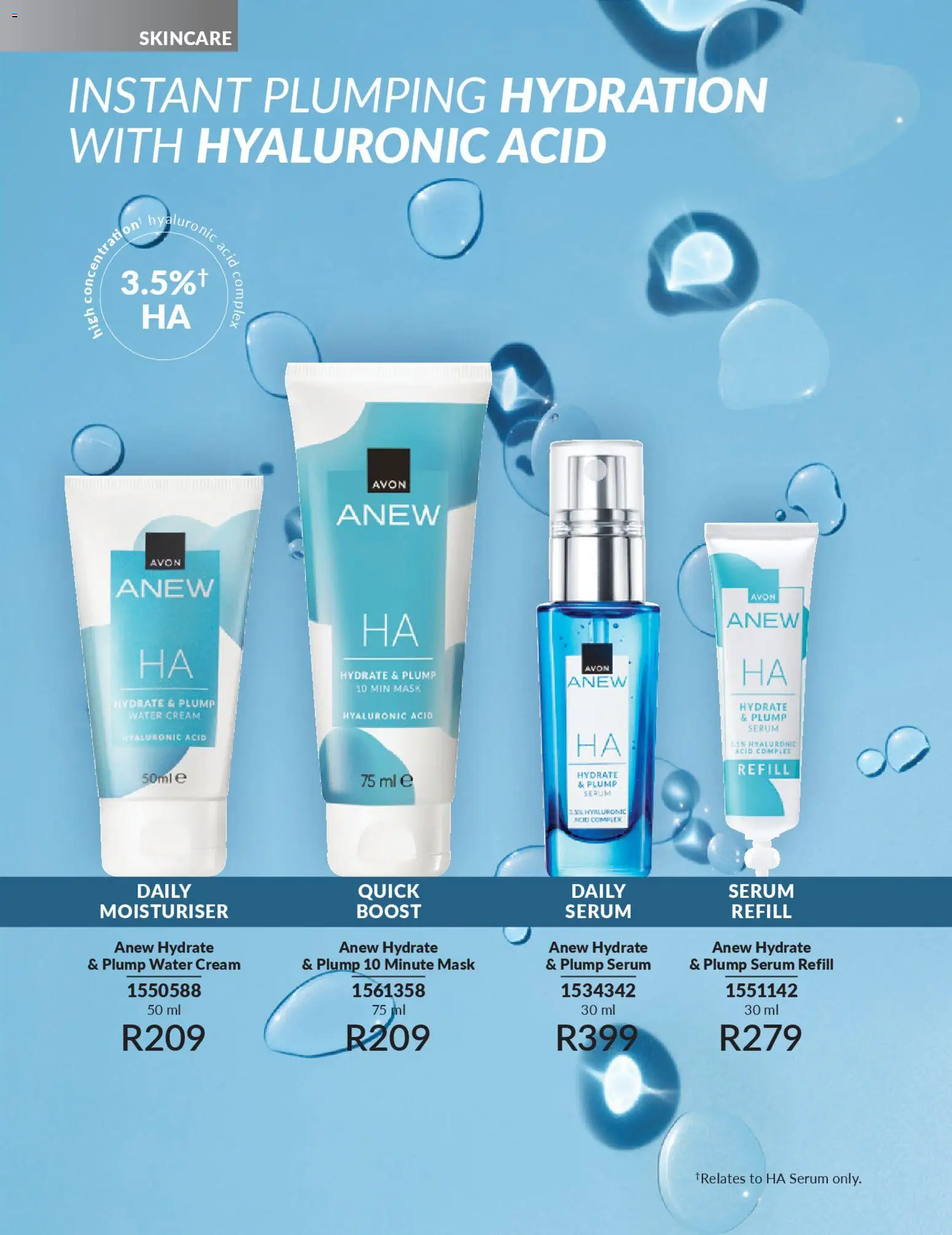 New Avon catalogue – valid from 01.04.2026 | Page: 34 | Products: Serum, Mask, Cream, Water