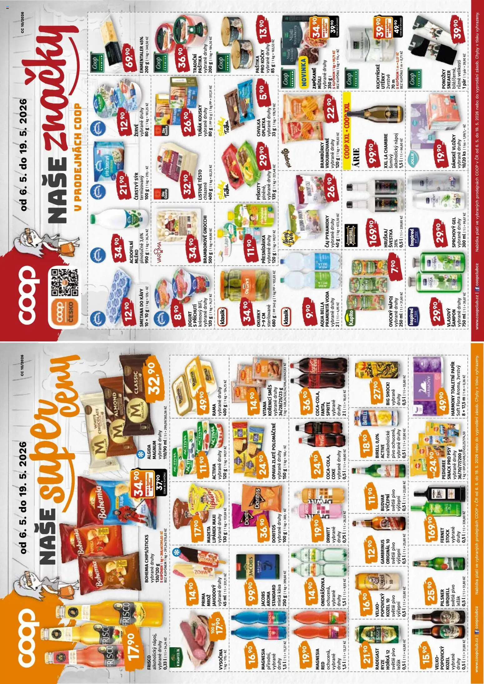 Coop leták od 06.05.2026 | Strana: 4 | Produkty: Káva, Pivo, Kozel, Fernet