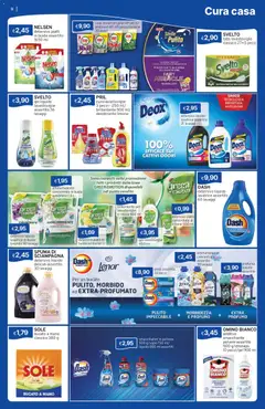Anteprima del volantino Sirene Blu volantino valido a partire dal 04/08/2026 | Pagina: 9 | Prodotti: Ammorbidente, Smacchiatore, Bagno, Profumo