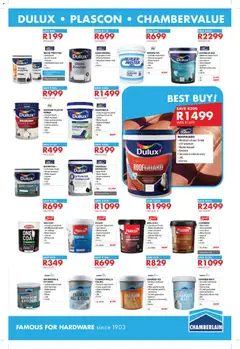 Chamberlain specials catalogue – valid from 18.06.2026 | Page: 5 | Products: Coat, Polvin, Enamel, Water