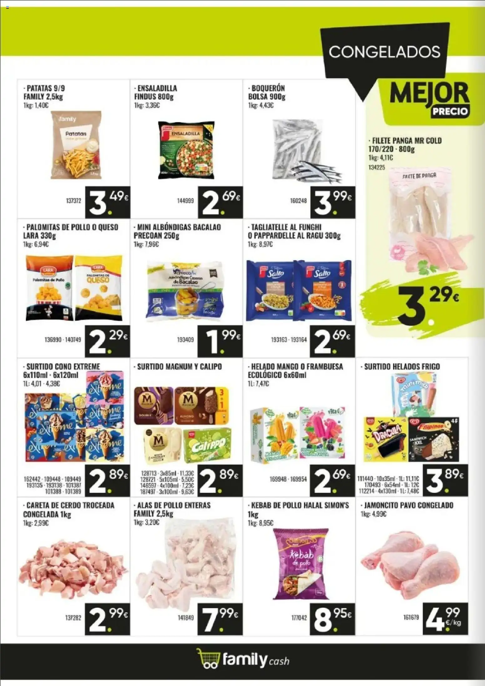 Family Cash folleto │ válido desde el 08.06.2026 | Página: 8 | Productos: Ensaladilla, Queso, Helado, Filete