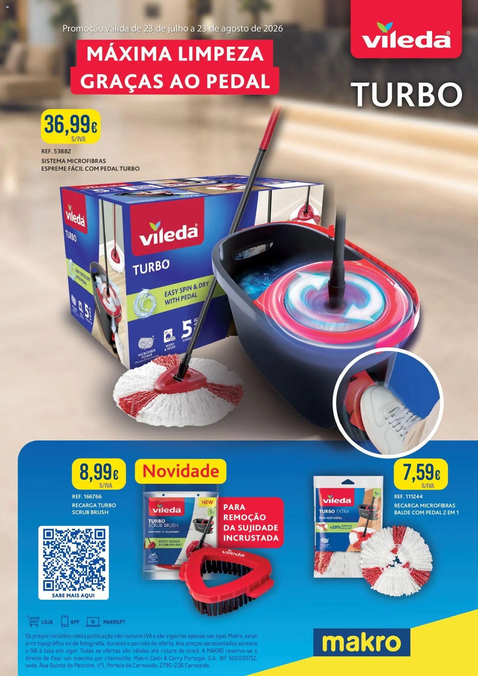 Makro Monofolha Vileda │ válido de 23/07/2026 | Página: 3 | Produtos: Balde