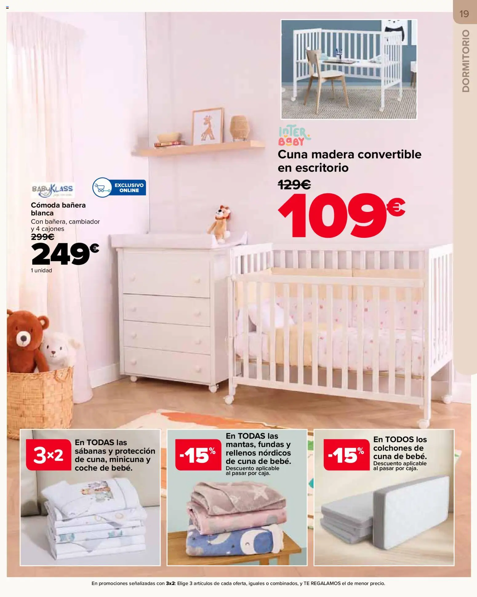 Carrefour folleto Bebé │ válido desde el 26/08/2026 | Página: 19 | Productos: Cómoda, Té, Cuna