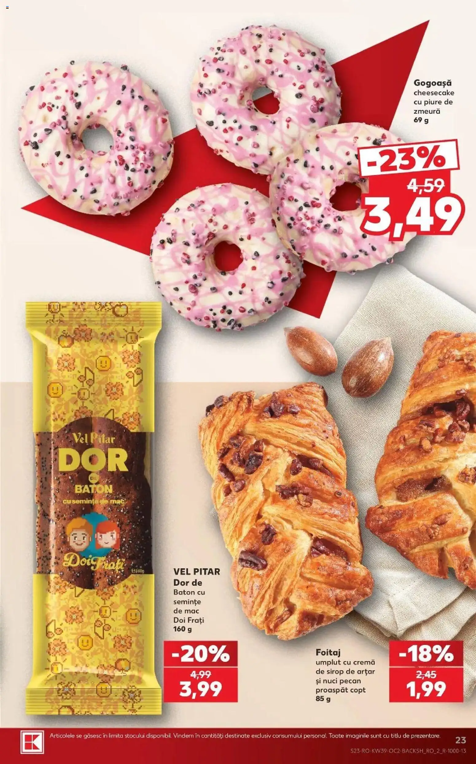 Kaufland Baia Mare 23.09.2026 - Revista si Oferta | Pagină: 23 | Produse: Zmeură, Cremă, Sirop, Nuci