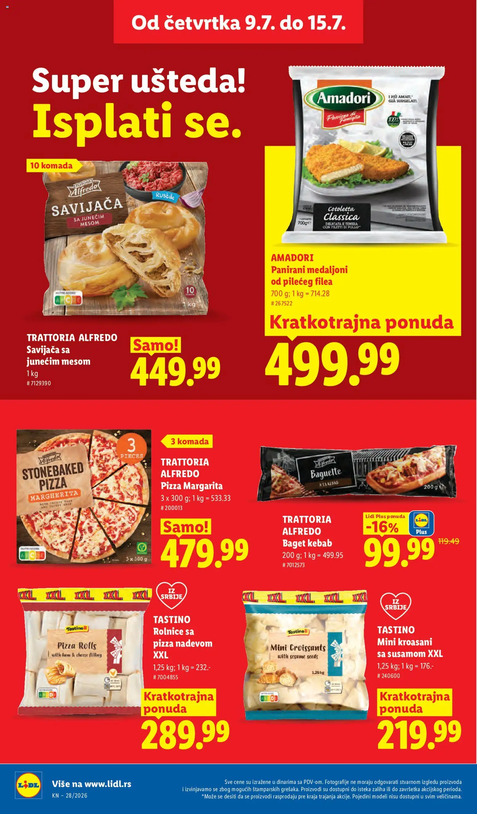 Lidl katalog - važi od 09.07.2026 | Strana: 26 | Proizvode: Baget