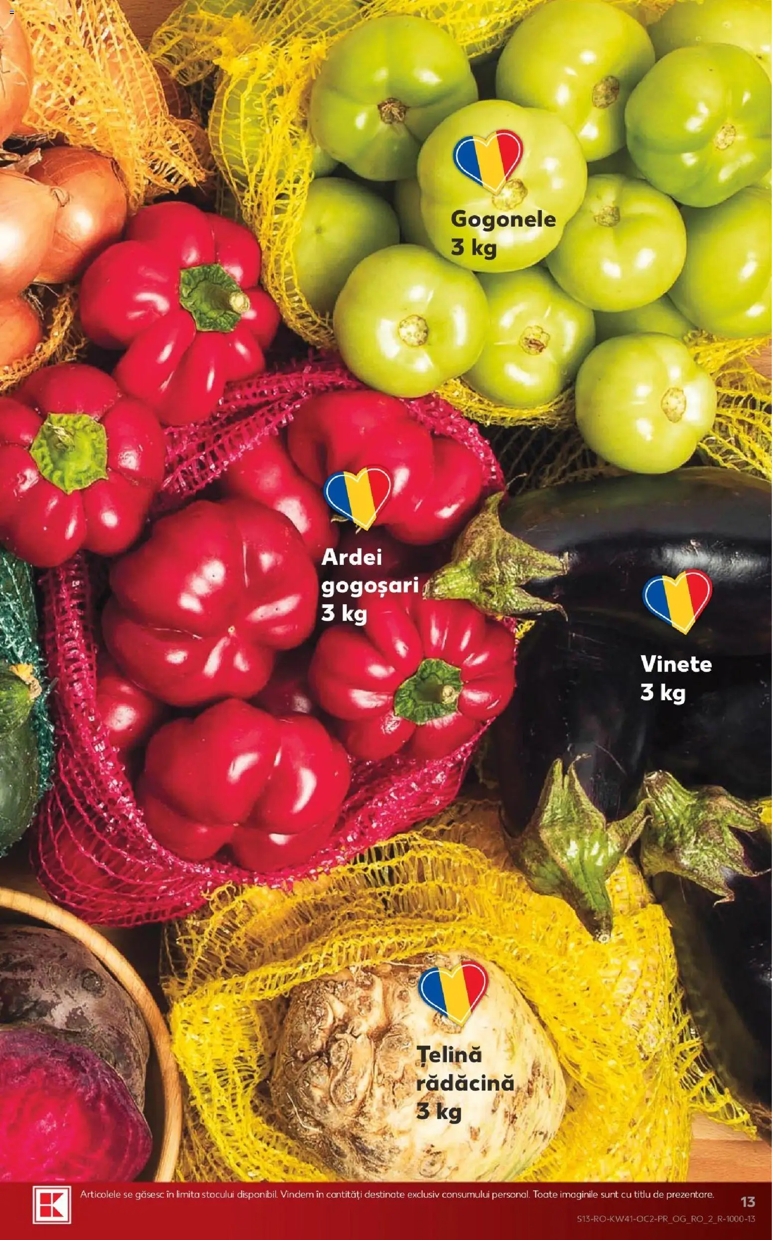 Noul catalog Kaufland – valabil de la 07.10.2026 | Pagină: 13 | Produse: Țelină, Ardei