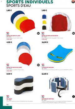 Sport 2000 - Prévisualisation de Sport 2000 brochure valide à partir de 01.06.2025 | Page: 144 | Produits: Ceinture, Bonnet, Mousse, Bonnet de bain