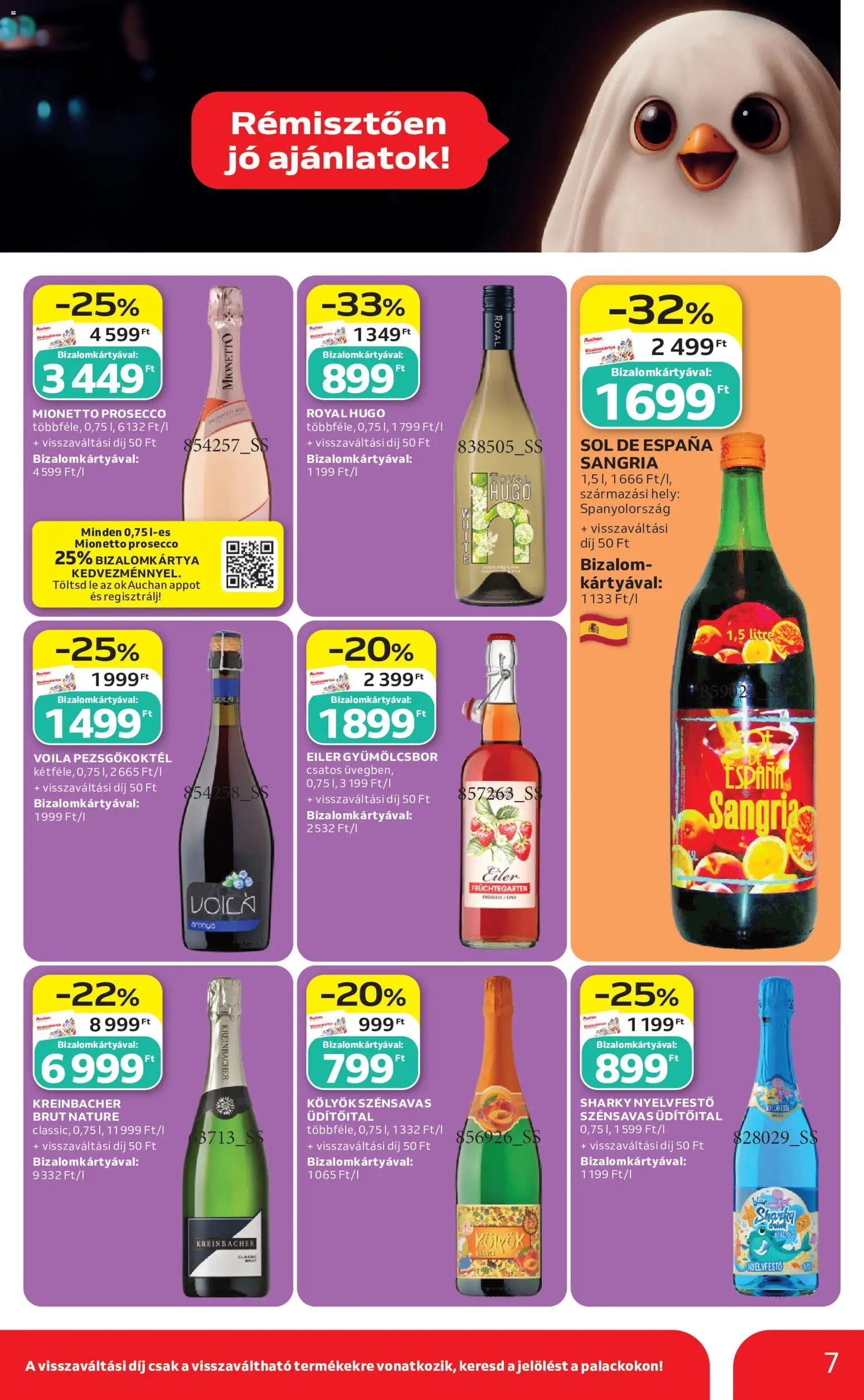 Auchan akciós ujság - amely érvényes a következő dátumtól: 2026.10.22. | Oldal: 7