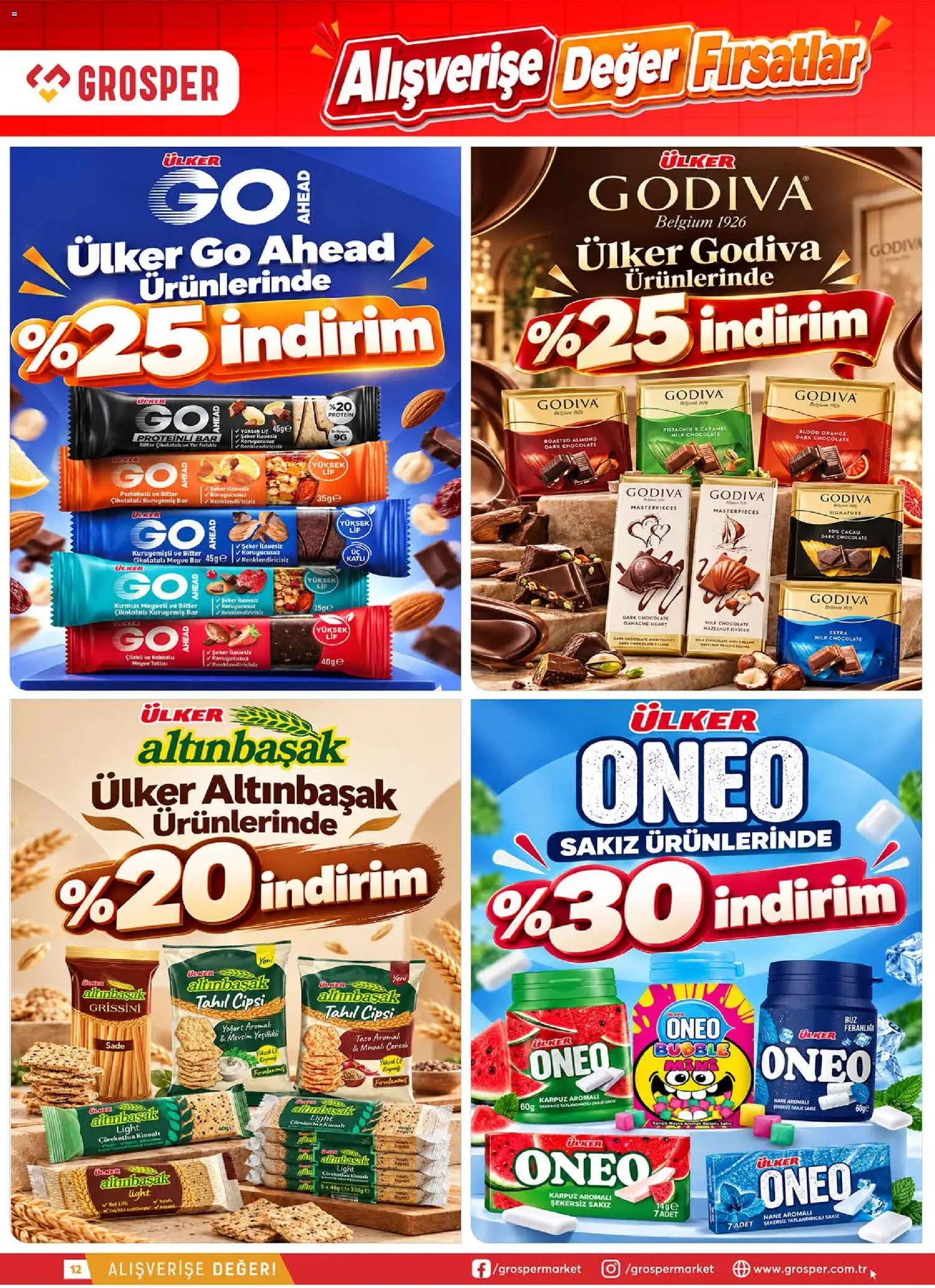 Grosper Katalog - 30 Eylül 2026 tarihinden itibaren geçerlidir | Sayfa: 12 | Ürünler: Sakız, Şeker, Meyve, Karpuz