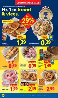 Pop dot cake, In de varianten cacao-hazelnoot en pink - Voorbeeld van een folder van Lidl, geldig van 07-09-2026 | Pagina: 11