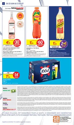 Intermarché - Prévisualisation de BOISSON AU THÉ PÊCHE LIPTON, 1,25 l - 1,14 € le litre valide à partir de 23.06.2026 | Page: 12