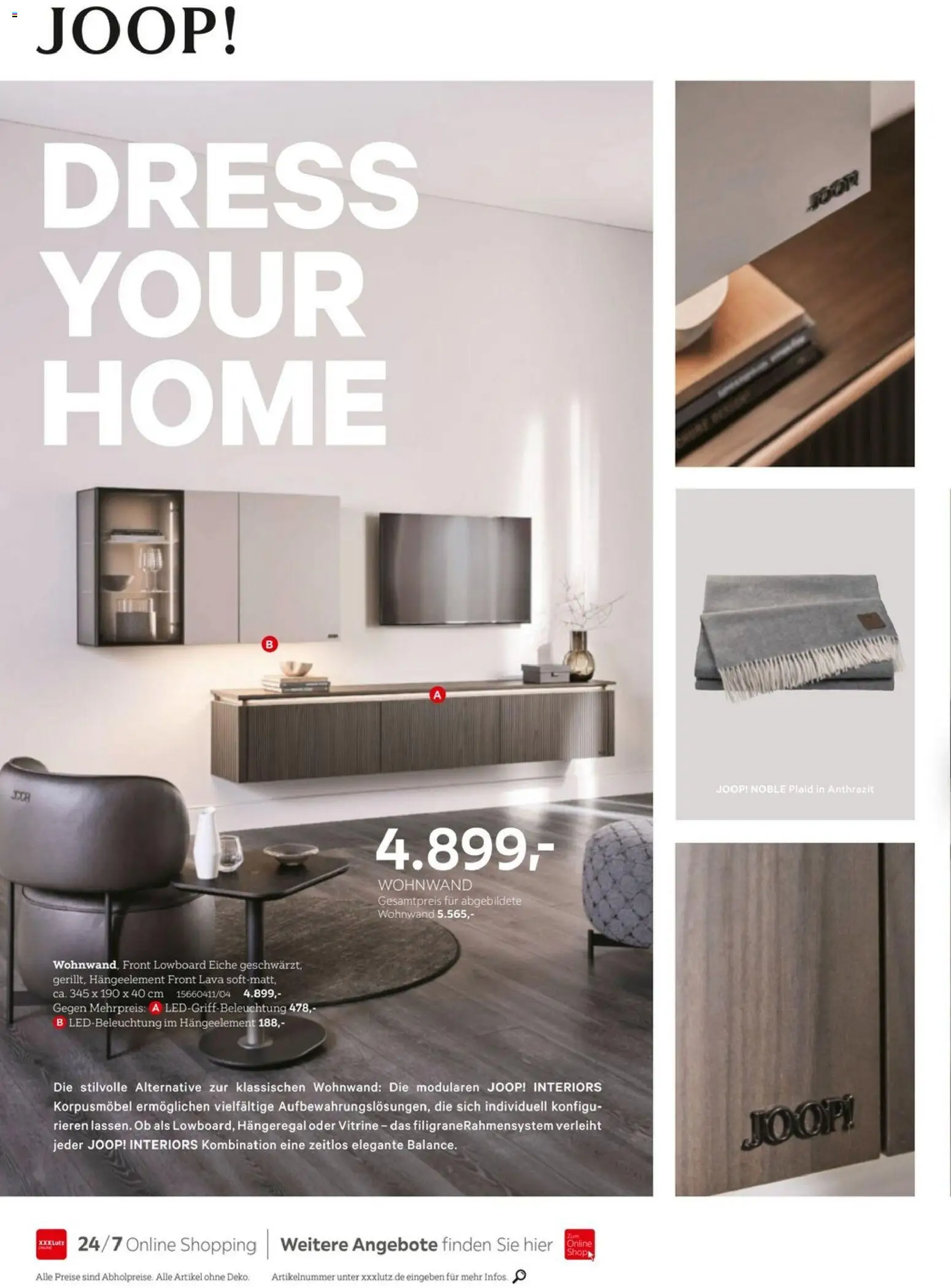 XXXLutz Home Collections – gültig ab 15.08.2026 | Seite: 6 | Produkte: Wohnwand, Lowboard, Vitrine