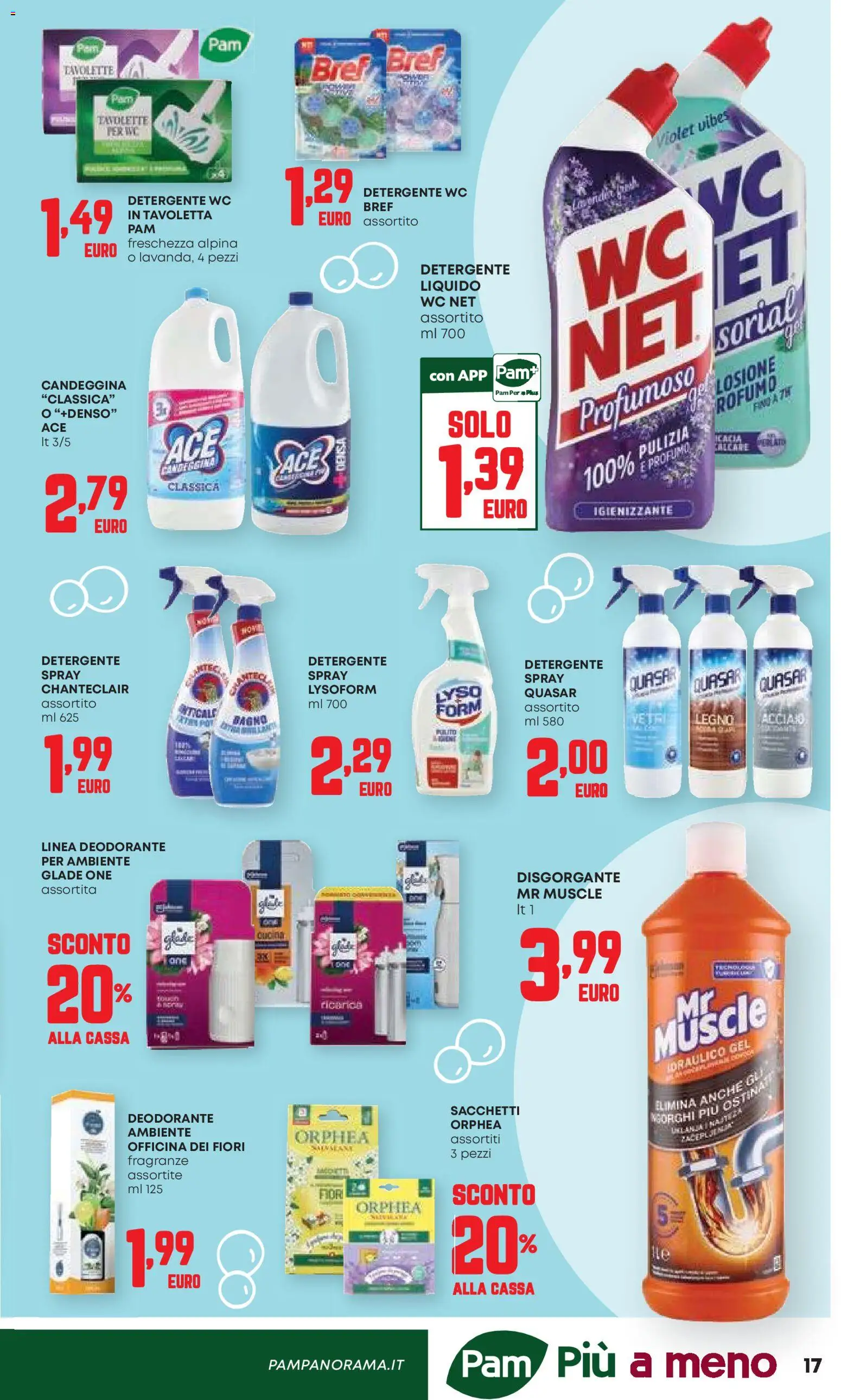 Volantino Panorama del 24/09/2026 | Pagina: 17 | Prodotti: Deodorante, Tavoletta, Bagno, Profumo