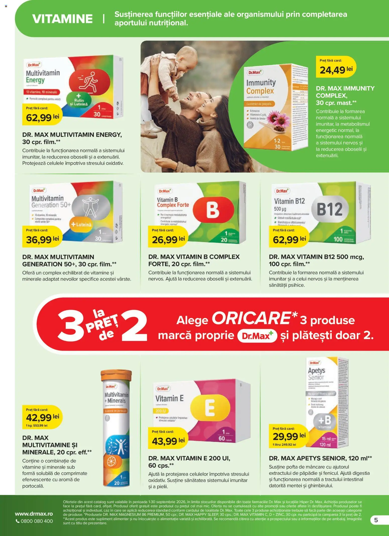 Noul catalog Dr.Max – valabil de la 01.09.2026 | Pagină: 5 | Produse: Aplică, Pește, Propolis