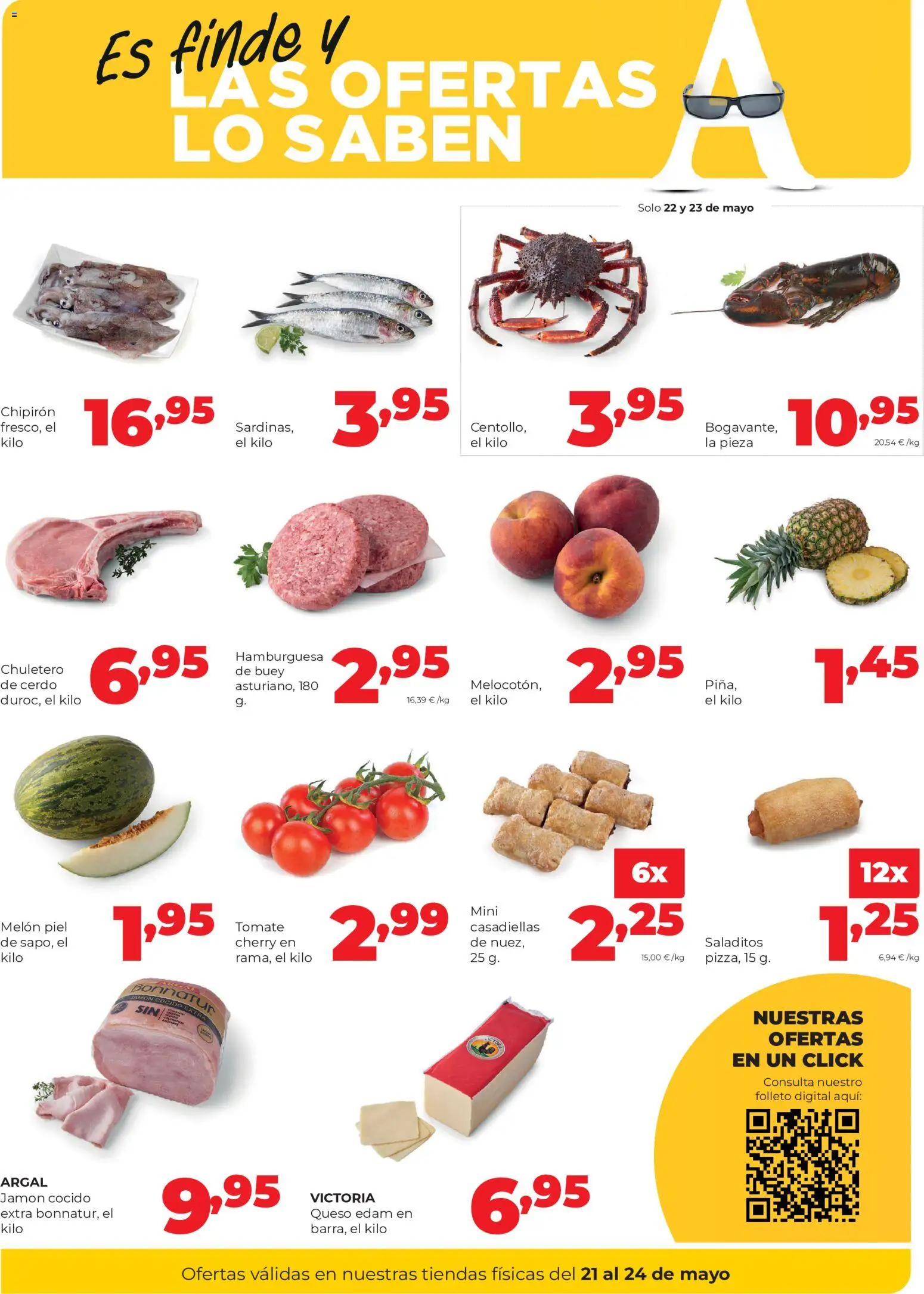 Alimerka Fin de semana │ válido desde el 21.05.2026 | Página: 2 | Productos: Jamón, Jamón cocido, Cerdo, Σοκολατούχο γάλα