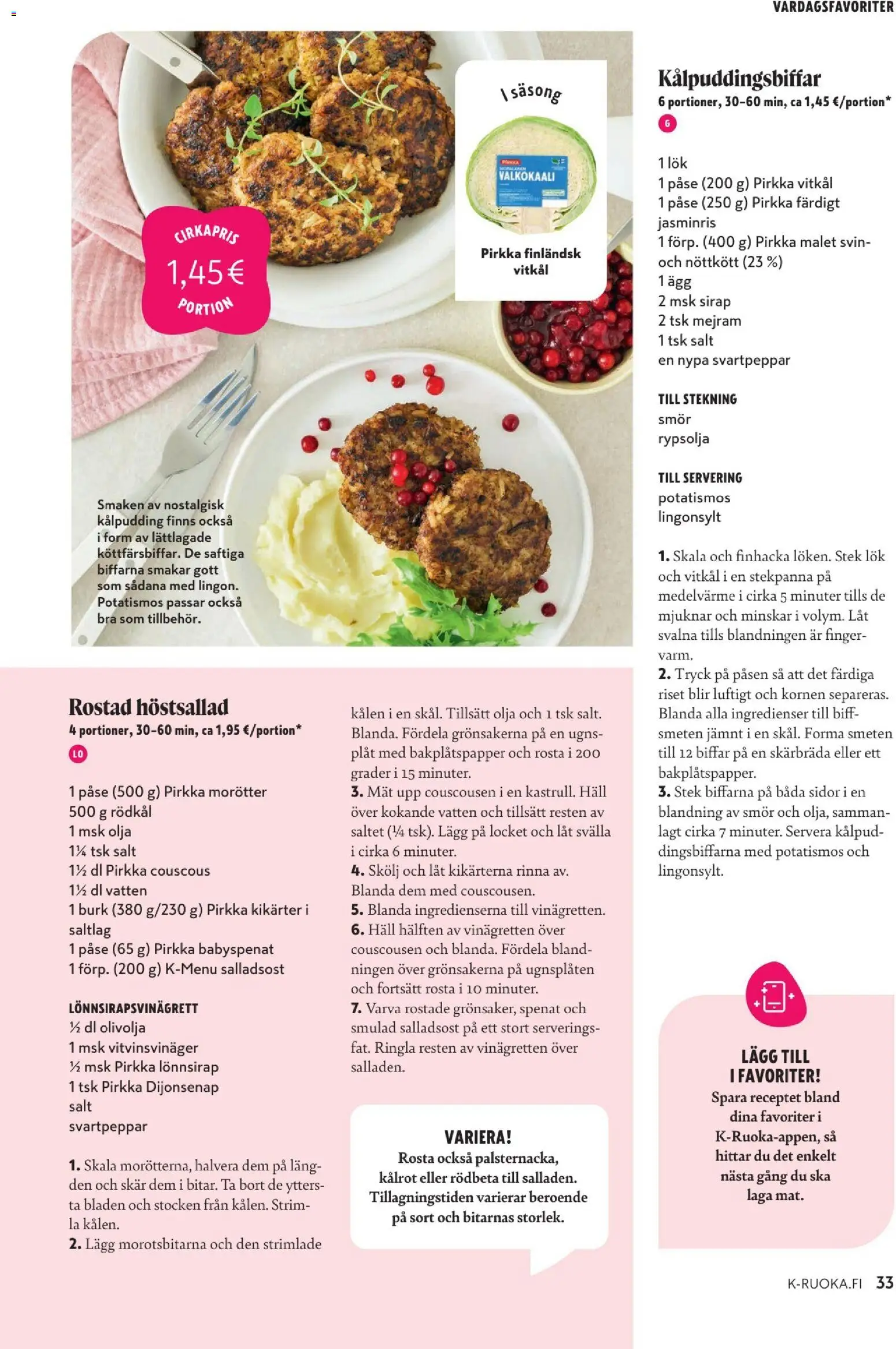 K-Market tarjoukset – voimassa 30/09/2026 alkaen | Sivu: 33