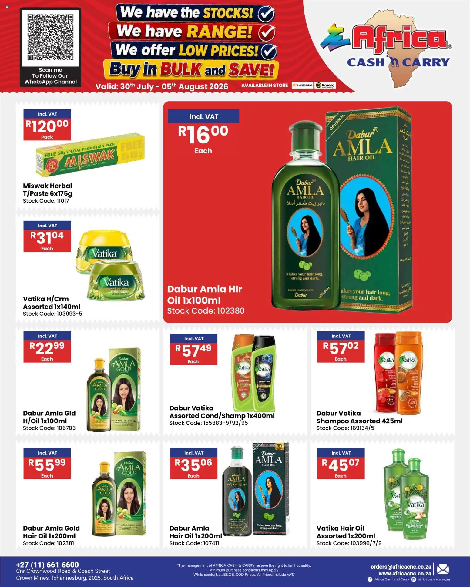 New Africa Cash & Carry catalogue – valid from 30/07/2026 | Page: 77