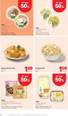 Spar folder - Voorbeeld van een folder van Spar, geldig van 18.06.2026 | Pagina: 10 | Producten: Pasta, Ricotta, Kip, Spinazie