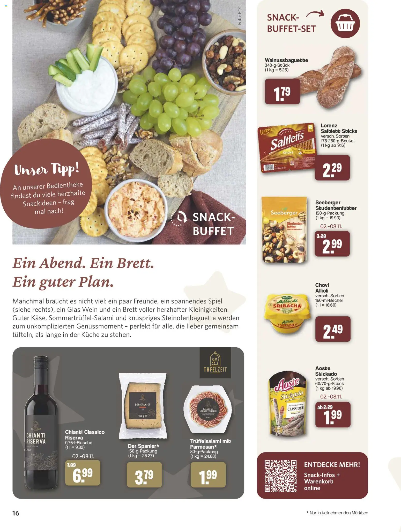 Famila Nordwest myTime November 2026 – gültig ab 26.10.2026 | Seite: 16 | Produkte: Spiel, Küche, Wein