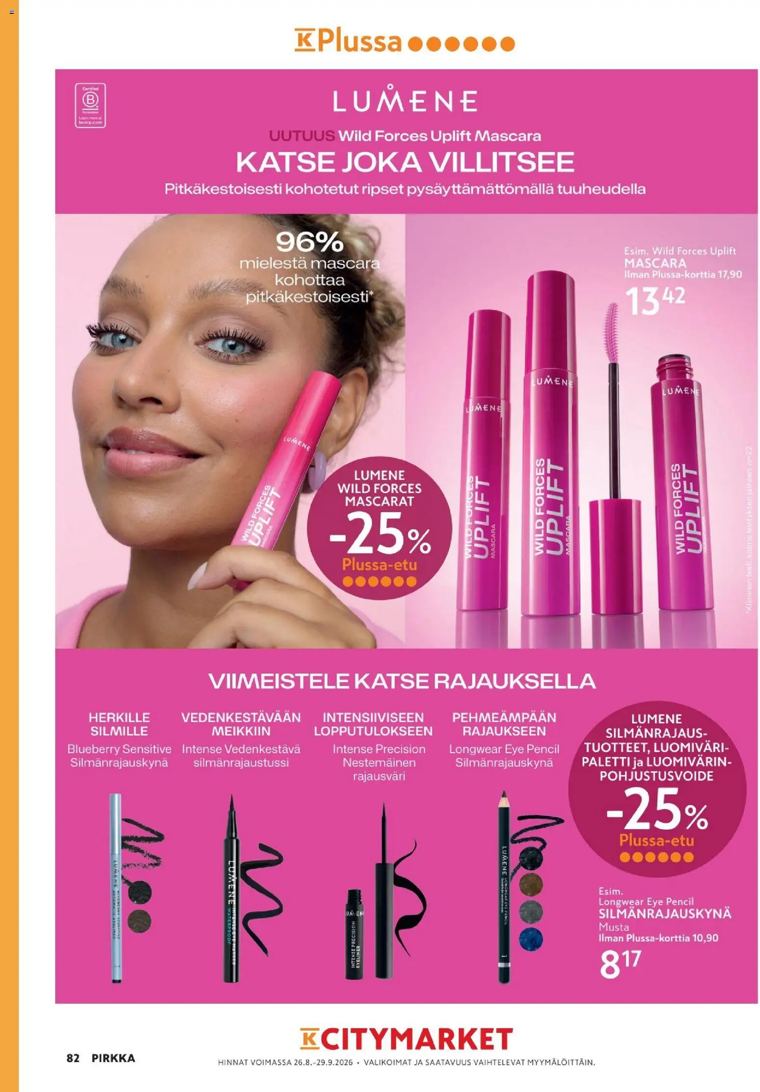 K-Market - Pirkka 9/2026 – voimassa 26/08/2026 alkaen | Sivu: 82