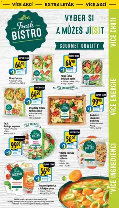Náhled letáku Wrap BBQ Trhané hovězí & čedar, chladený balený 180 g od 14.10.2026 | Strana: 51 | Produkty: Hovězí, Čedar, Kozí sýr, Tahini
