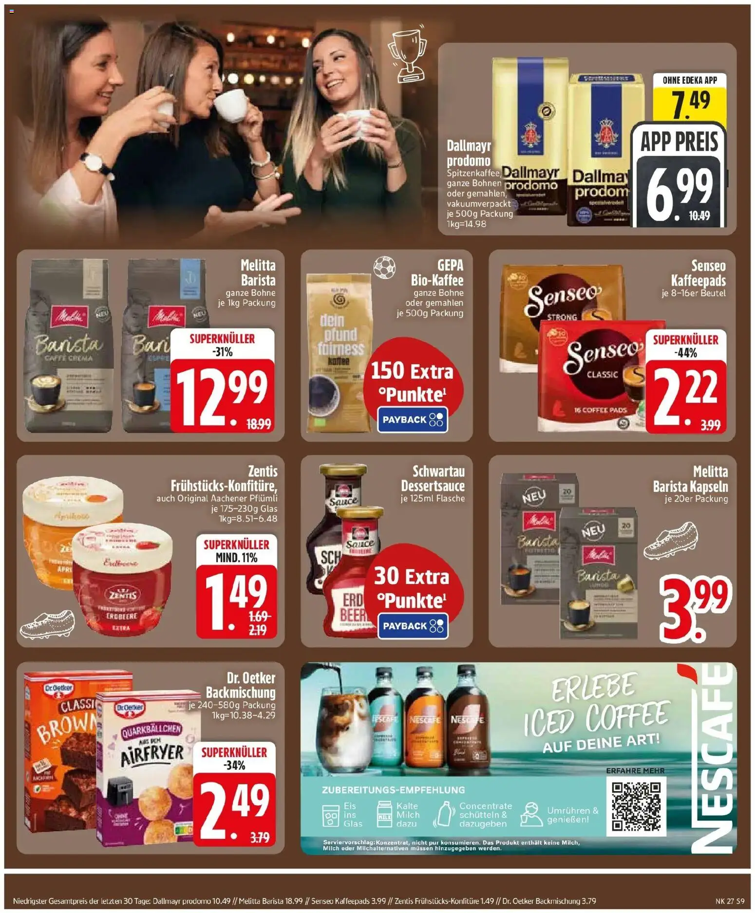 Edeka - EDEKA: Wochenangebote (ab 28.06.2026) » Angebote Online | Seite: 11 | Produkte: Melitta, Kaffeepads, Nescafe, Senseo kaffeepads