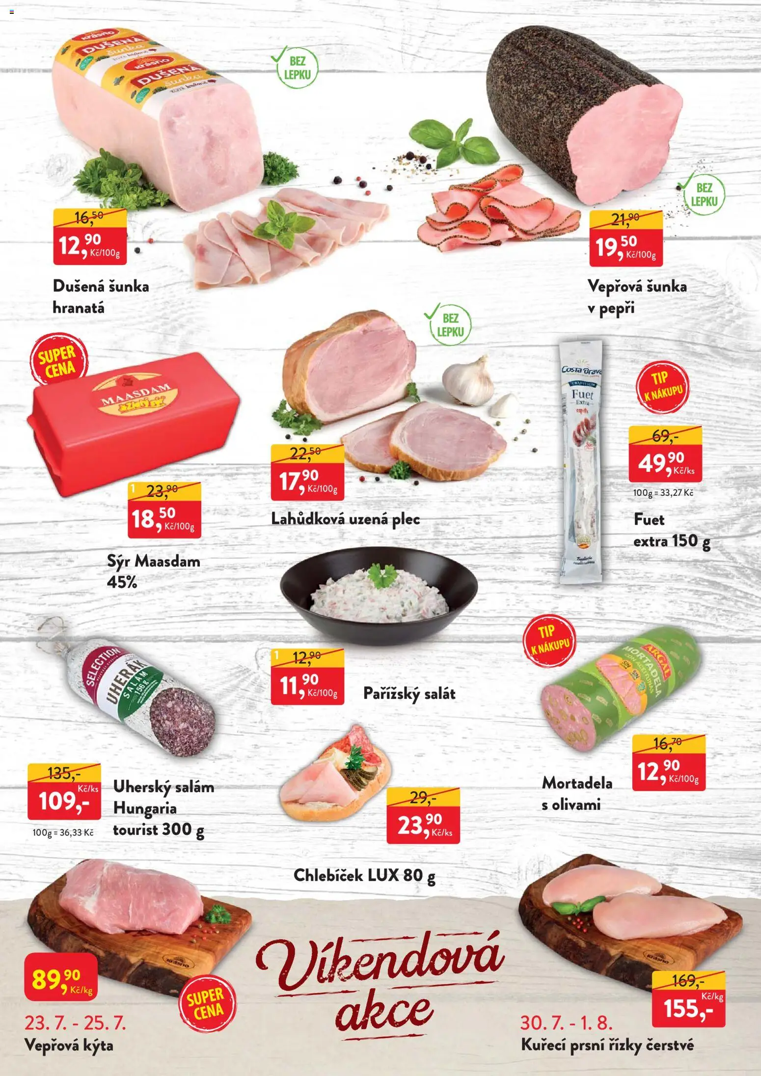 MP Krásno leták od 20.07.2026 | Strana: 4 | Produkty: Sýr, Šunka, Salát, Kýta
