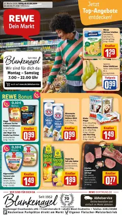 Rewe Prospekt Wesel ab 07.09.2026 gültig
