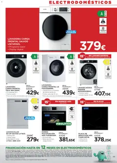 Vista previa Hipercor catálogo válido desde el 24/09/2026 | Página: 49 | Productos: Reloj, Lavadora, Horno, Lavavajillas