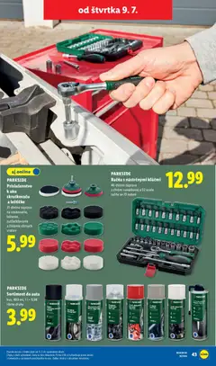 Lidl leták platný od 06.07.2026 | Strana: 95 | Produkty: Aku, Parkside