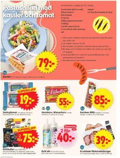 ICA Supermarket erbjudanden - Förhandsvisning av reklamblad från butik ICA Supermarket aktuell från 08.06.2026 | Sida: 4 | Produkter: Salt, Creme fraiche, Kebabsås, Wienerkorv