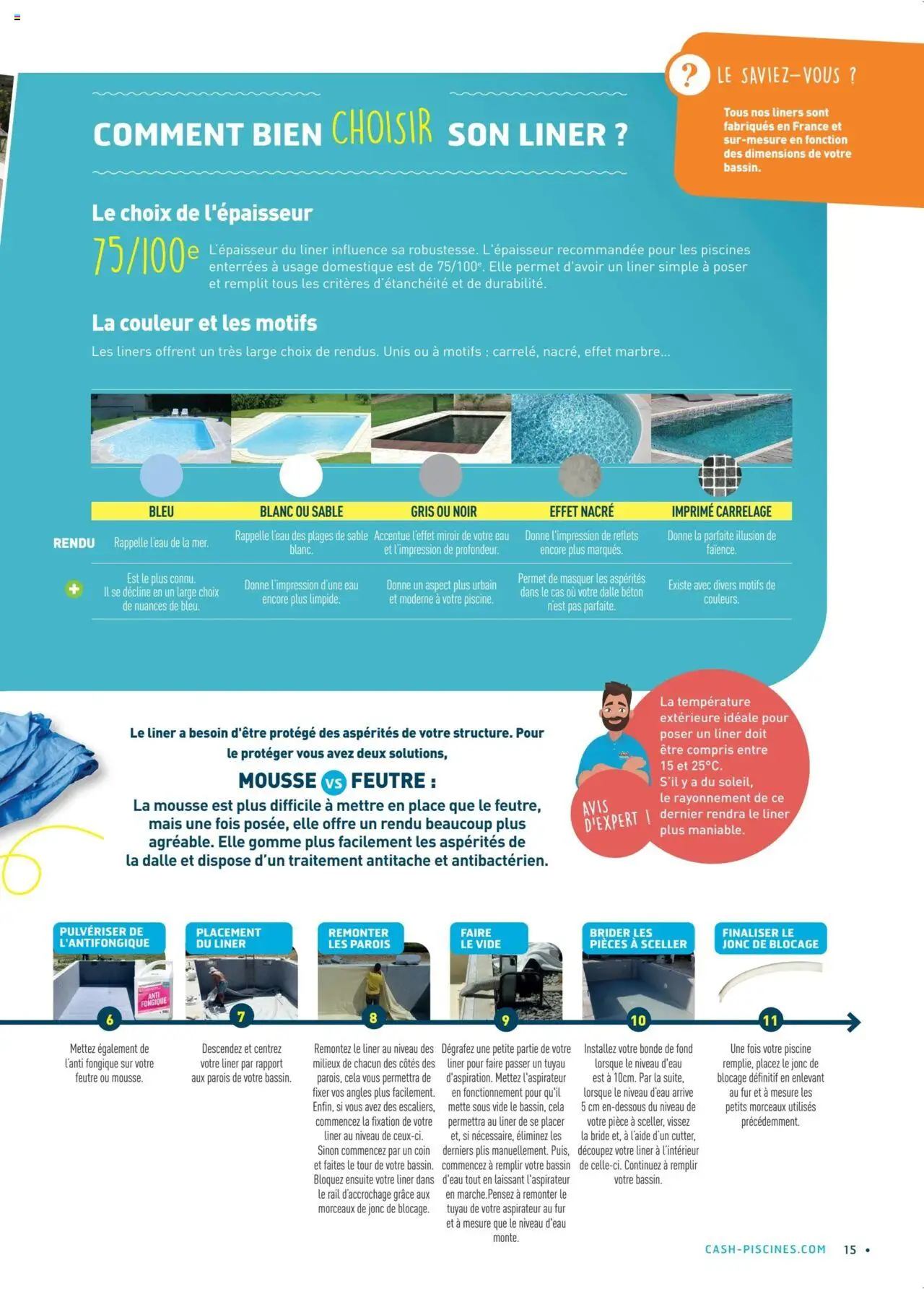 {H1} | Page: 15 | Produits: Aspirateur, Mousse, Tuyau, Miroir