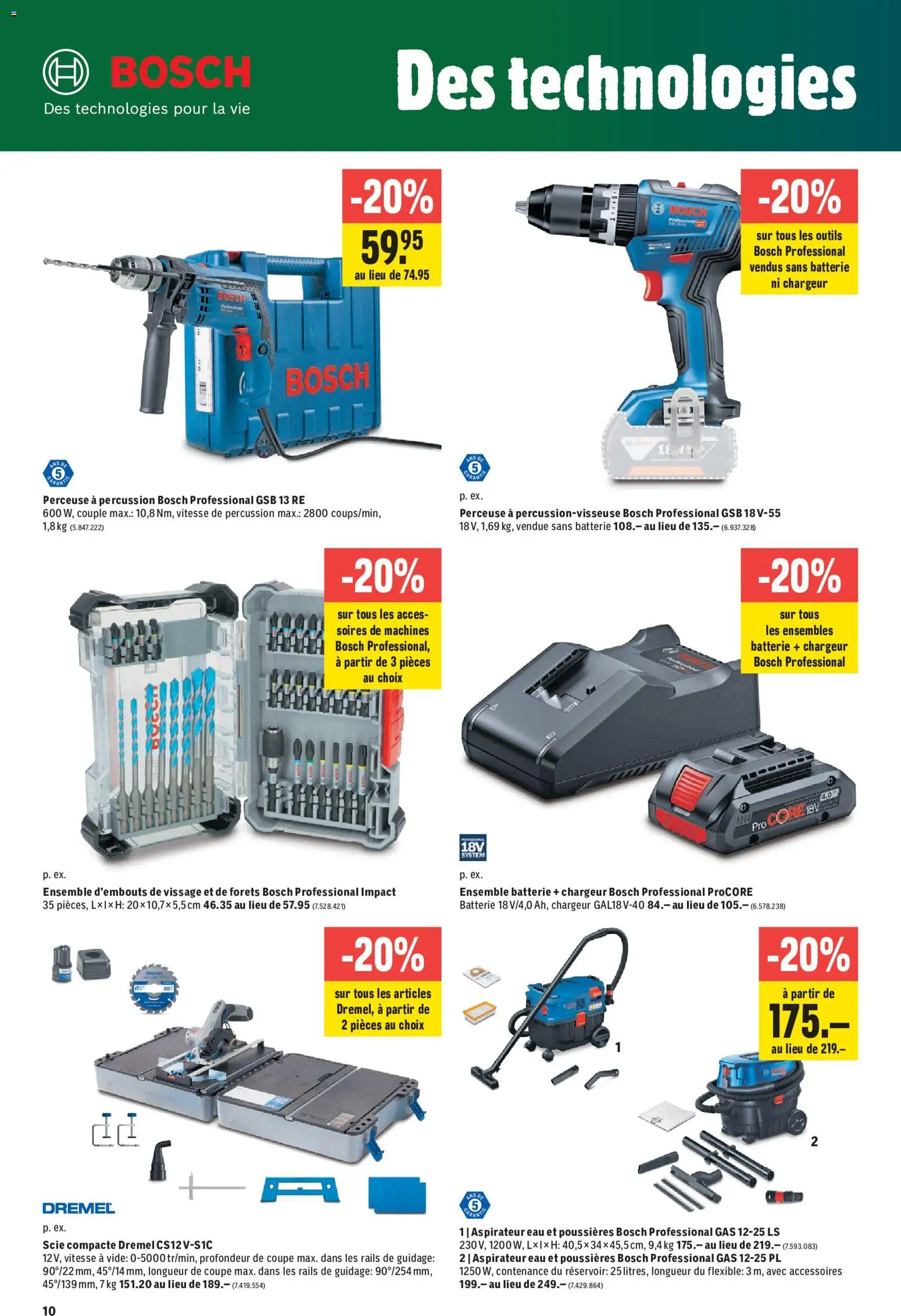 Jumbo aktionen FR – gültig ab 24.09.2026 | Seite: 10 | Produkte: Batterie, Bosch