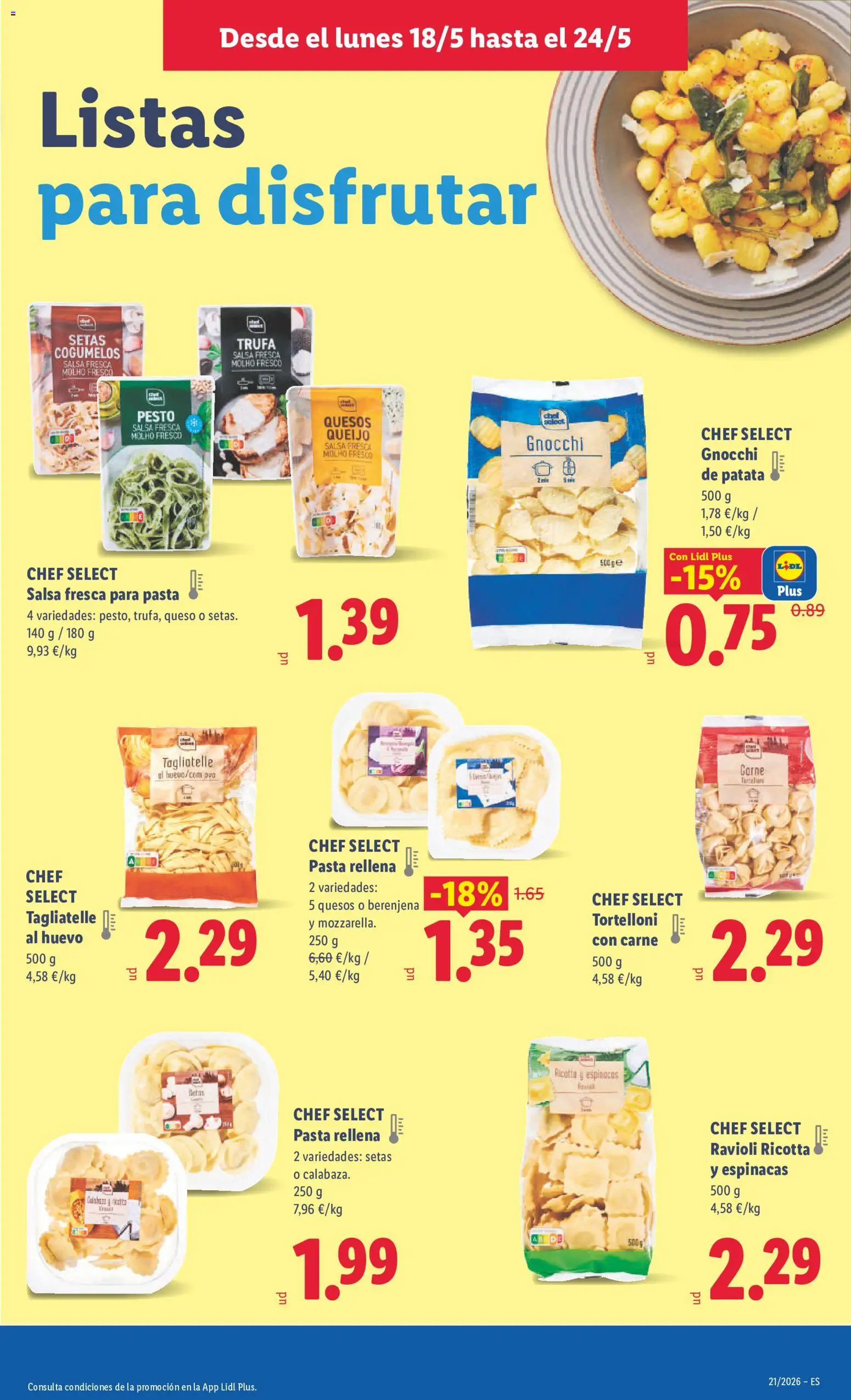 Lidl folleto │ válido desde el 18.05.2026 | Página: 11 | Productos: Queso, Πορσελάνη, Pasta