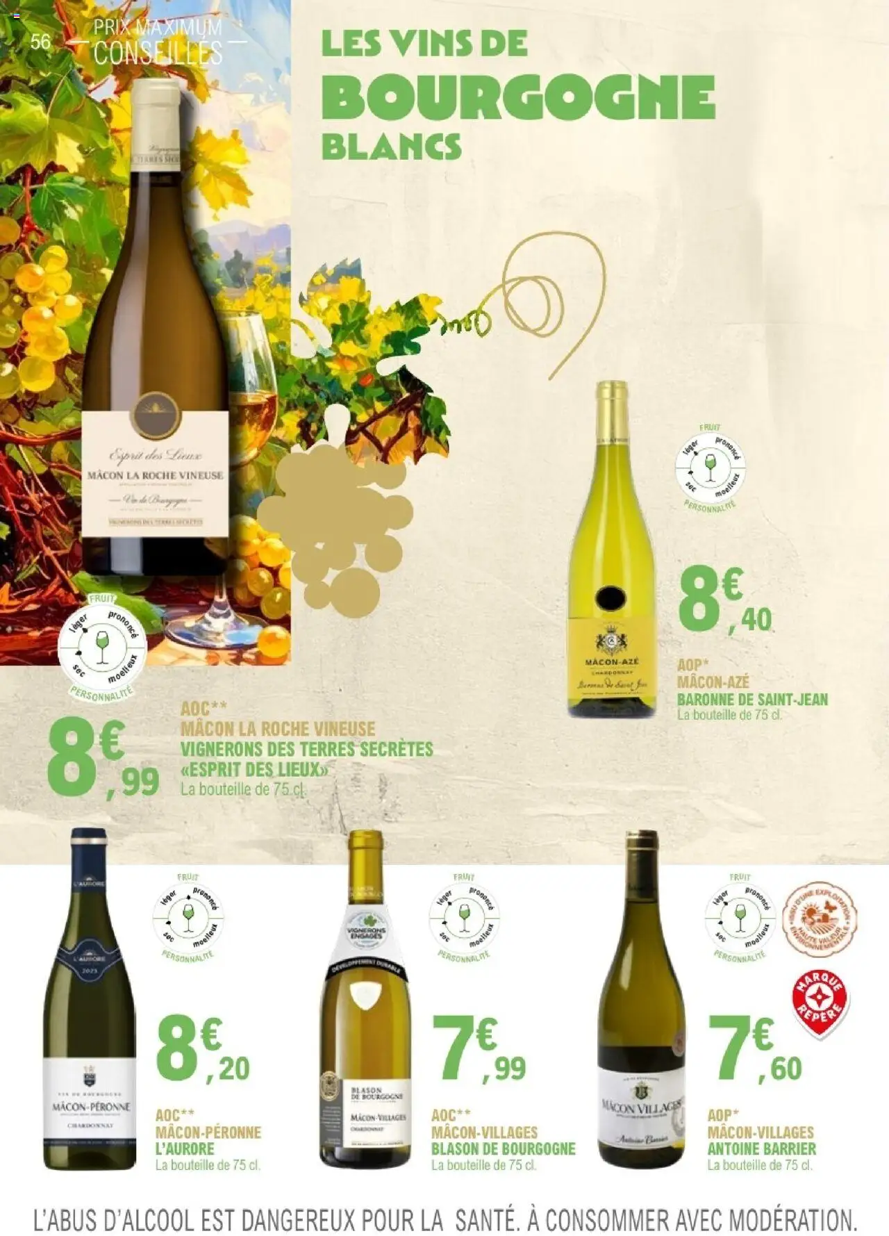 {H1} | Page: 56 | Produits: Bourgogne, Bouteille
