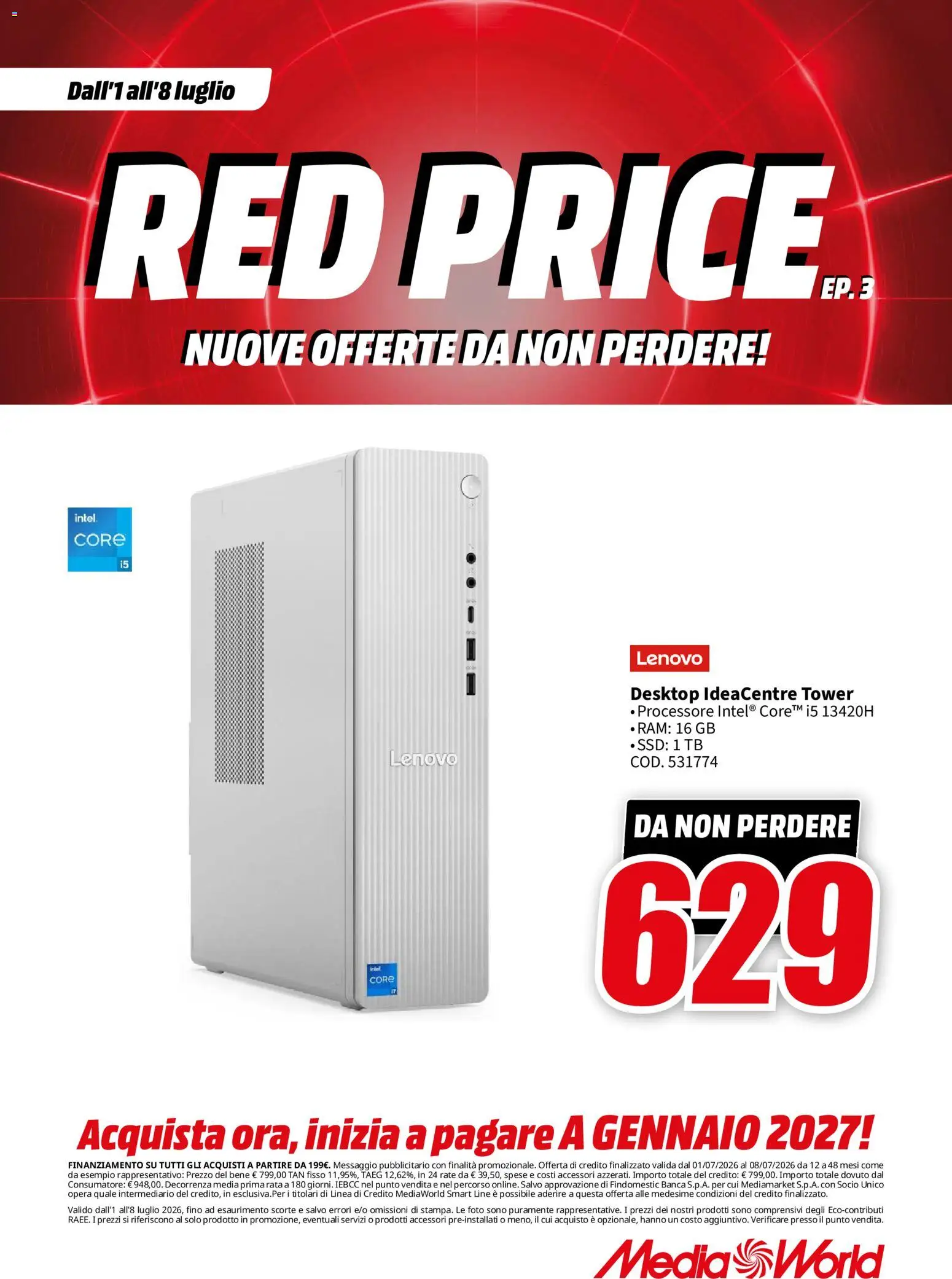 Volantino Media World del 01/07/2026 | Pagina: 48