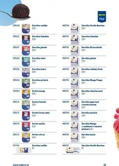 Náhled letáku Makro leták - Doba zmrzlinová od 11.03.2026 | Strana: 12 | Produkty: Mango, Zmrzlina, Banán, Sorbet