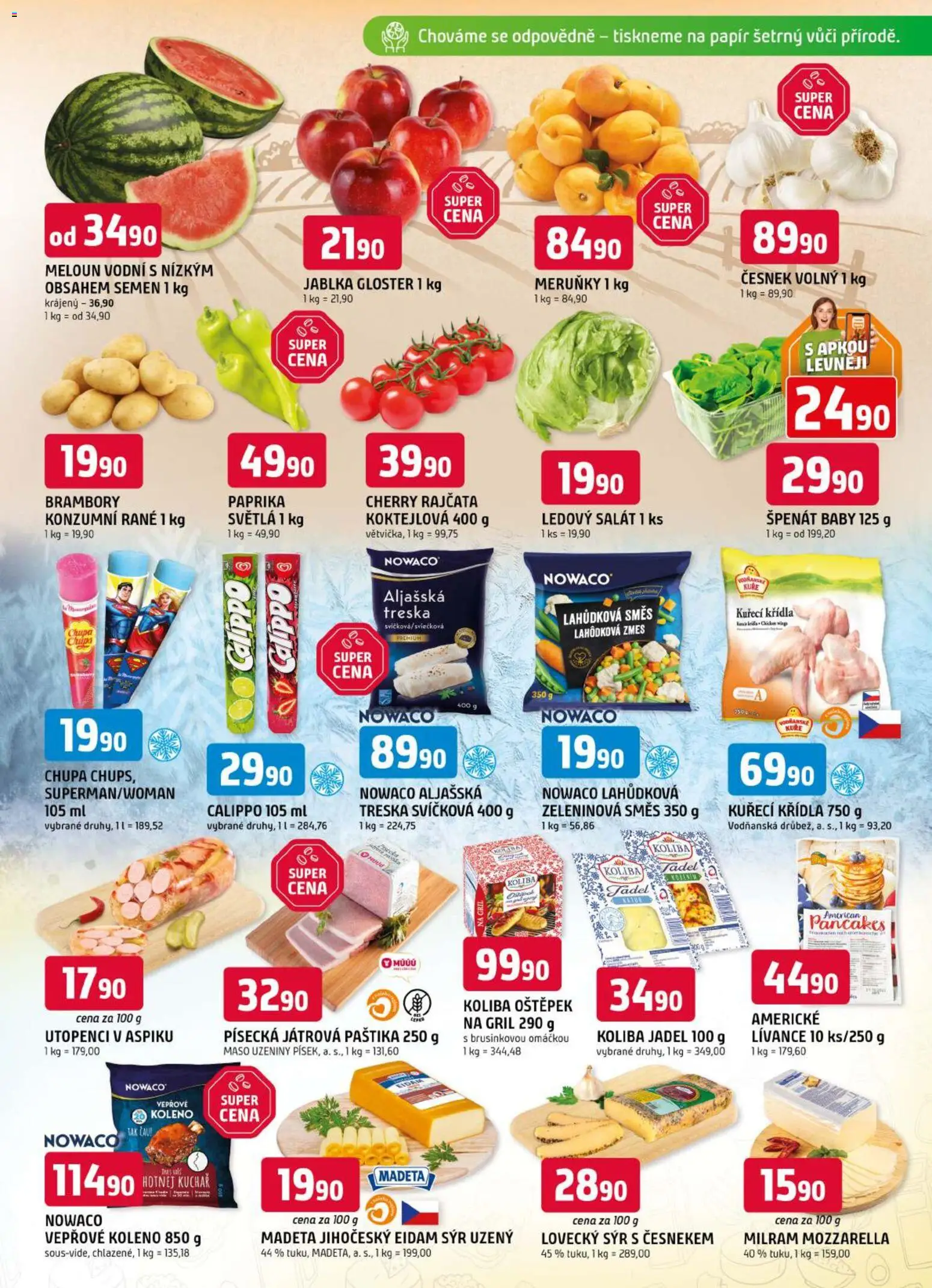 Trefa leták od 20.05.2026 | Strana: 3 | Produkty: WAP, Špenát, Utopenci, Kuřecí Křídla