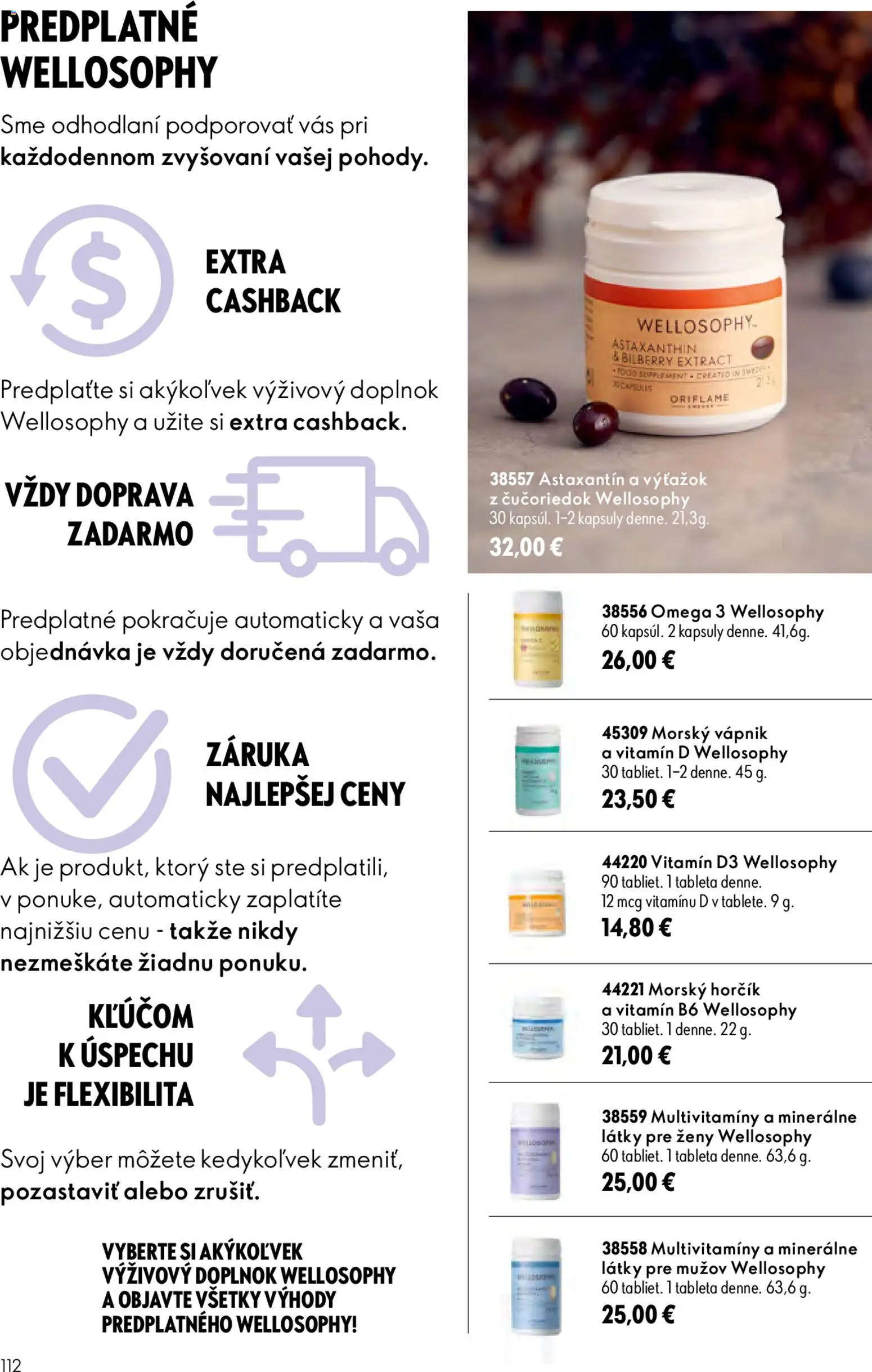 Nové Oriflame akcie – leták je platný od 19.08.2026 | Strana: 112