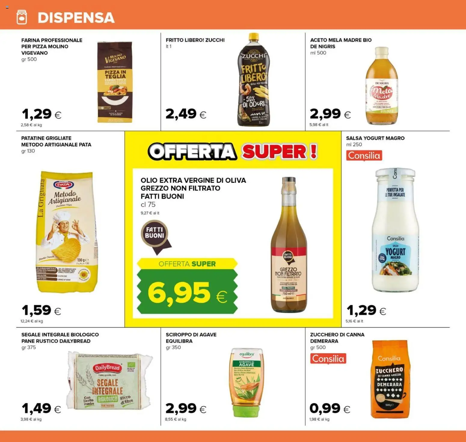 Volantino Tigre del 07.05.2026 | Pagina: 16 | Prodotti: Teglia, Salsa, Olio, Farina