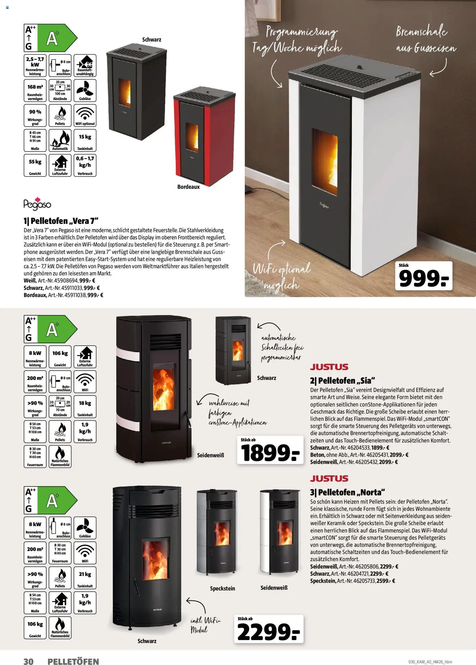 Hagebau Kaminofen & Zubehör – gültig ab 29.06.2026 | Seite: 30 | Produkte: Gewicht