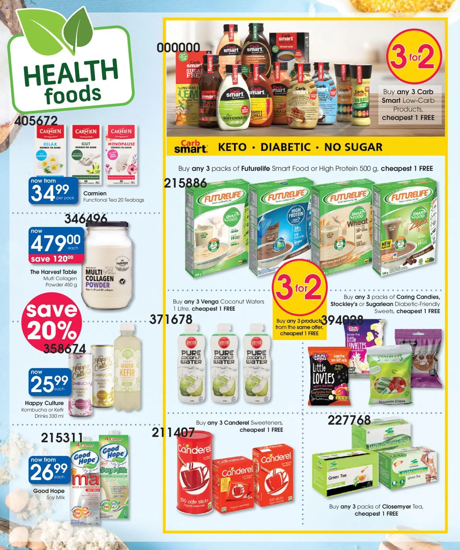 New Clicks catalogue – valid from 22/10/2026 | Page: 4 | Products: Milk, Candies, Water, Sugar
