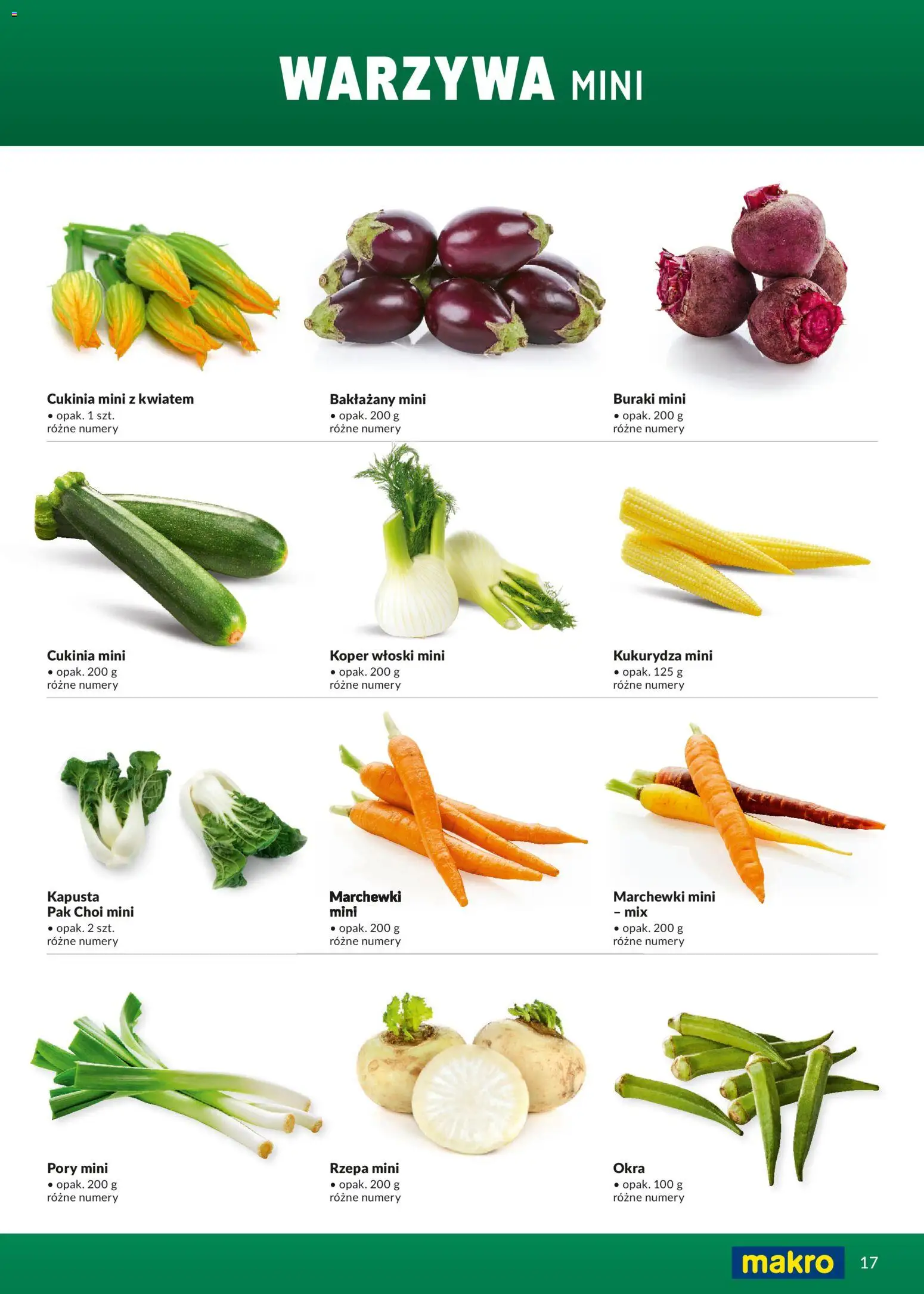 Makro Gazetka - Ultra fresh od 01.03.2026 | Strona: 17 | Produkty: Mini marchewki, Buraki, Kukurydza, Warzywa