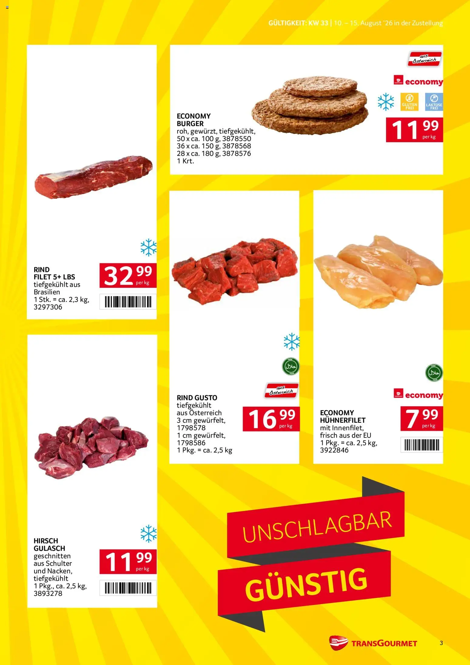 Transgourmet Zustellaktion gültig ab 10.08.2026 | Seite: 3